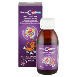 Novo C Kids Multivitamin liposzómás folyadék erdei gyümölcsös ízben 120ml