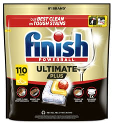 Finish ULTIMATE Plus Lemon dishwashing capsule