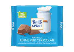 Ritter Sport Alpine Milk Chocolate 100g