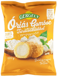 Óriás gombóc túrótöltelékkel