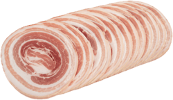 Kifli Delikátesz sertés pancetta formázott, göngyölt, bőr nélküli szeletelt