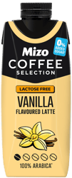 Mizo Coffee Selection laktózmentes, hozzáadott cukor nélküli vaníliás latte
