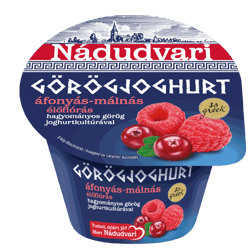 Nádudvari görögjoghurt áfonya-málna