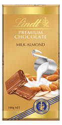 Lindt Gold Tablet Milk Almond