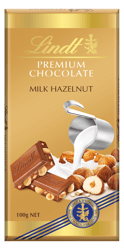Lindt Gold Tablet Milk Hazelnut