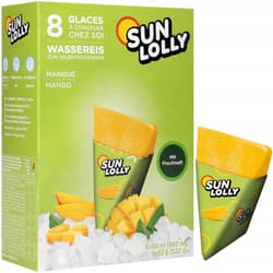 Sun Lolly ice cream for home consumption, mango flavor