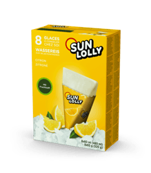 Sun Lolly Ice cream for home consumption Lemon flavor