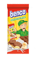 Benco - Milk Chocolate Bar with Banana Cream 90 g