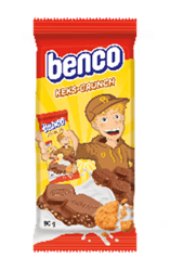 Benco - Milk Chocolate Bar with Biscuit Pieces 90g