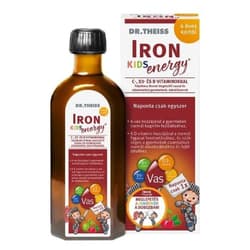 Dr.Theiss Iron Energy KIDS vassal és vitaminokkal 250ml