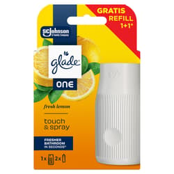 Glade ONE - Fresh Lemon, Touch & Spray koncentrált aeroszolos légfrissítő készülék