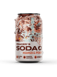 Prager's Soda Mango & Peach