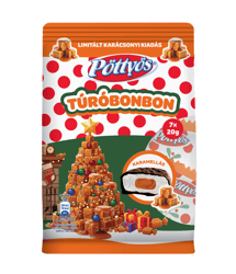 Pöttyös Karamellás túróbonbon (7x20g)