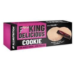 Allnutrition Fitking Delicious keksz – mogyoróvaj & málna zselé