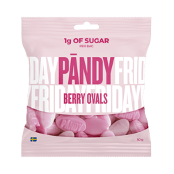 PÄNDY Candy Berry Oval (1g Cukor)
