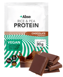 Abso Csokoládé ízű vegán protein por