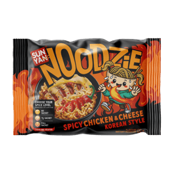 SunYan NOODZIE instant tészta pikáns csirkés-sajtos