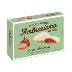 Ambrosiana Lunette  All'Fragola Vaj & eper sütemény