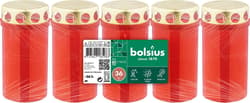 Bolsius temetői mécses 5db-os, fémfedővel