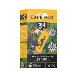 Cafe Frei 3in1 azonnal oldódó kávéspecialitás Trópusi gyümölcsös dohány ízű
