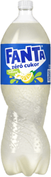 Fanta zéró cukor citrom- és bodzaízű energiamentes szénsavas üdítőital édesítőszerekkel