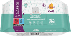 JimJams Baby Aqua Touch nedves popsitörlőkendő 100 db