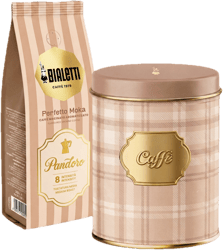 Bialetti Perfetto Moka Pandoro őrölt kávé fémdobozban