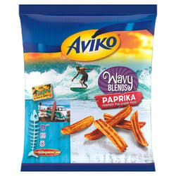 Aviko fagyasztott burgonya hasáb hullámos paprikás Wavy Blends