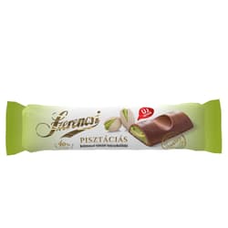 Szerencsi pisztáciás tejcsokoládé szelet