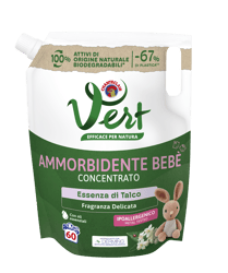 ChanteClair Vert öko baba öblítő púder illatú utántöltő 1200ml