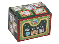 XMAS STICKERS, 50PCS, 5 DESIGNS