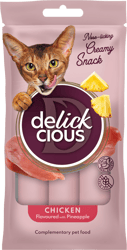 DELICKCIOUS™ Creamy Treats Chicken - Pineapple Flavor 4x15g