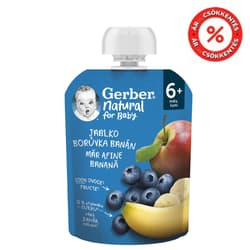Nestlé Gerber apple-blueberry-banana fruit puree