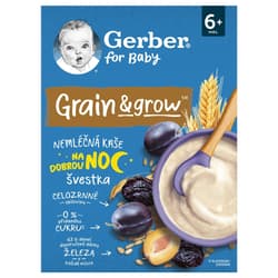 Nestlé Gerber plum cereal porridge