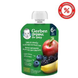 Nestlé Gerber Organic apple-banana-blueberry-blackberry organic fruit puree