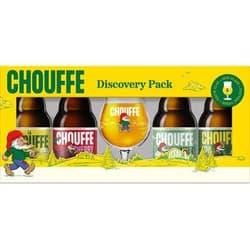La Chouffe Dicovery 4*0,33+pohár