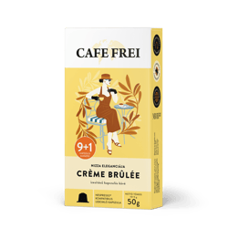 CAFE FREI Elegance of Nice Crème Brûlée Flavored Nespresso Compatible Coffee Capsules 9+1 pcs (50 g)