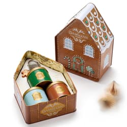 Dammann Candy Christmas díszdoboz (120 g Karácsony Lappföldön, Karácsony Párizsban és Karácsonyi Rooibos + 1 teaszűrő)
