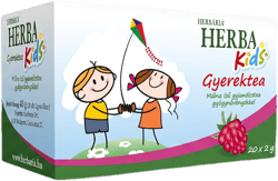 Herbária Herbakids Children's Tea Raspberry Flavoured Fruit Tea in Tea Bags with Herbs
