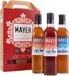 Mayer szörp limitált téli ízek karácsonyi díszdobozban (3x0,5l)