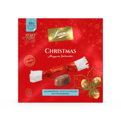 Szerencsi Milk chocolate Christmas praline with hazelnut cream and hazelnut pieces