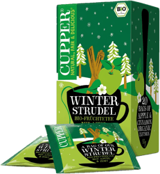 CUPPER Wunter Strudel bio früchtetee Apfel,& Zimt
