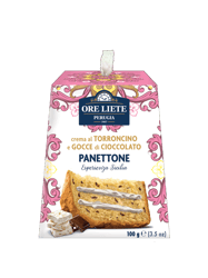 Ore Liete Mini panettone mogyorókrémmel és csokidarabokkal