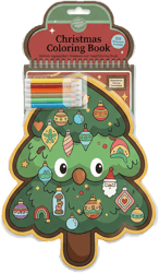 XMAS SHAPED COLOURING BOOK, 30CM, 20 SHEETS