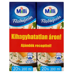 Milli Perfecto UHT főzőtejszín 20%