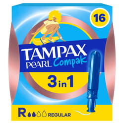 Tampax Compak Pearl Regular Applicator Pad