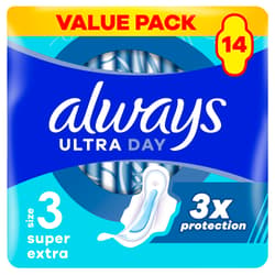 Always Ultra Night Szárnyas Egészségügyi Betét (3-as Méret)