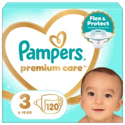 Pampers Premium Care Pelenka, Méret: 3 (6-10 kg) 120 db