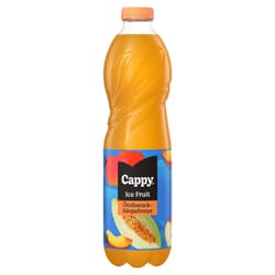 Cappy Ice Fruit szénsavmentes alma-őszibarack-sárgadinnye ital citromfű ízesítéssel
