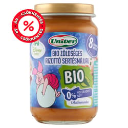 Univer Disney BIO Zöldséges Rizottó Sertésmájjal 8 hónapos kortól